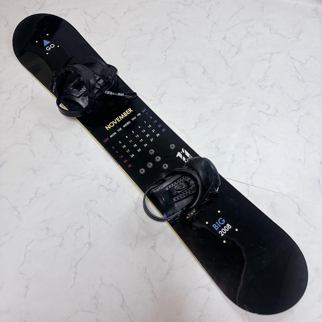 November BIG 2008 スノーボード 153cm バインディング付き