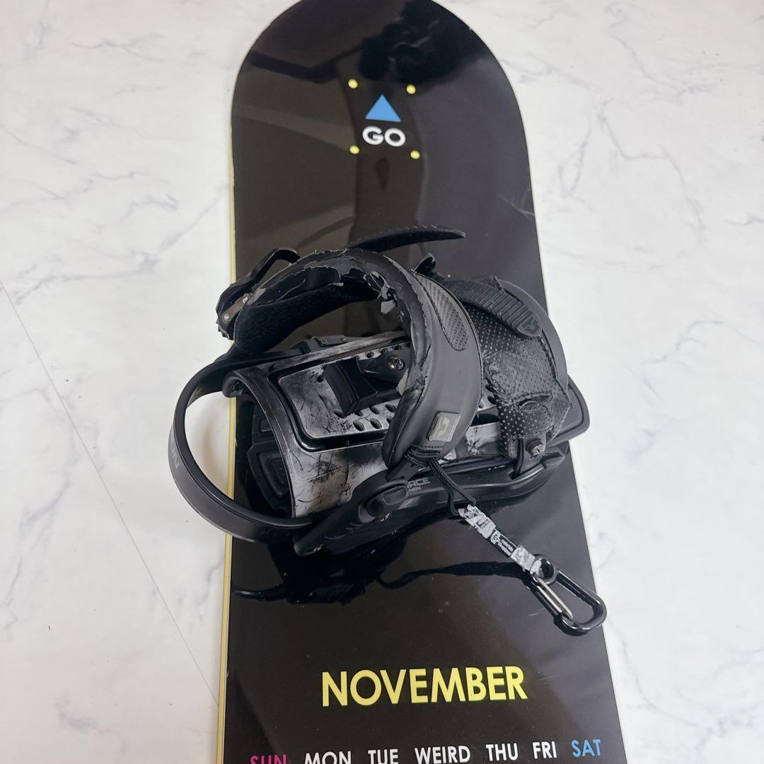 November BIG 2008 スノーボード 153cm バインディング付き