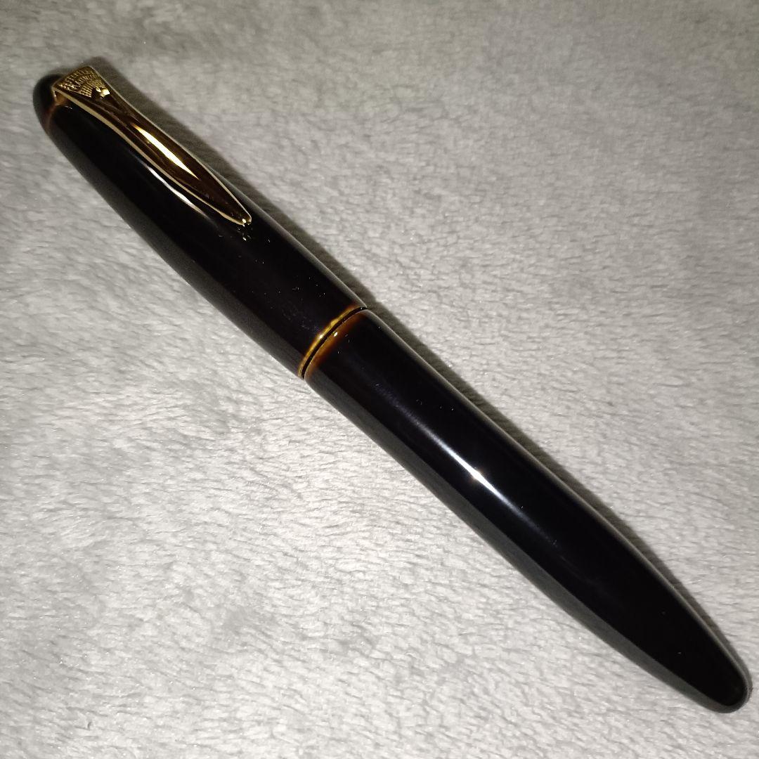 プラチナ 出雲 溜塗 枇杷溜 万年筆