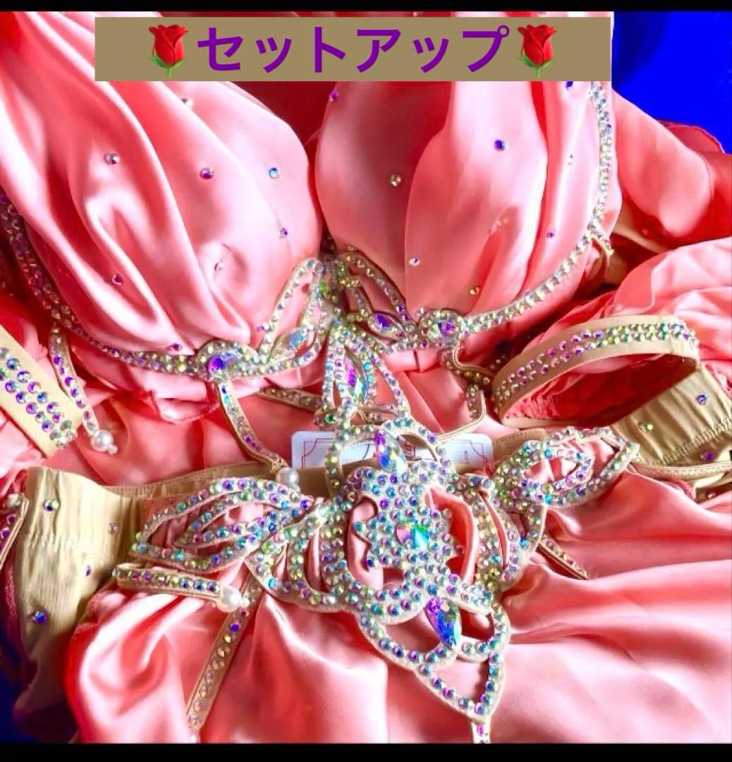 ❣️限定セール❣️新品 豪華ベリーダンス衣装 ベールスリーブ付ブラ＆スリットスカート