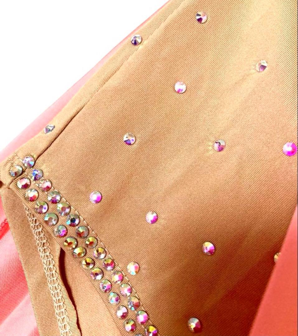 ❣️限定セール❣️新品 豪華ベリーダンス衣装 ベールスリーブ付ブラ＆スリットスカート