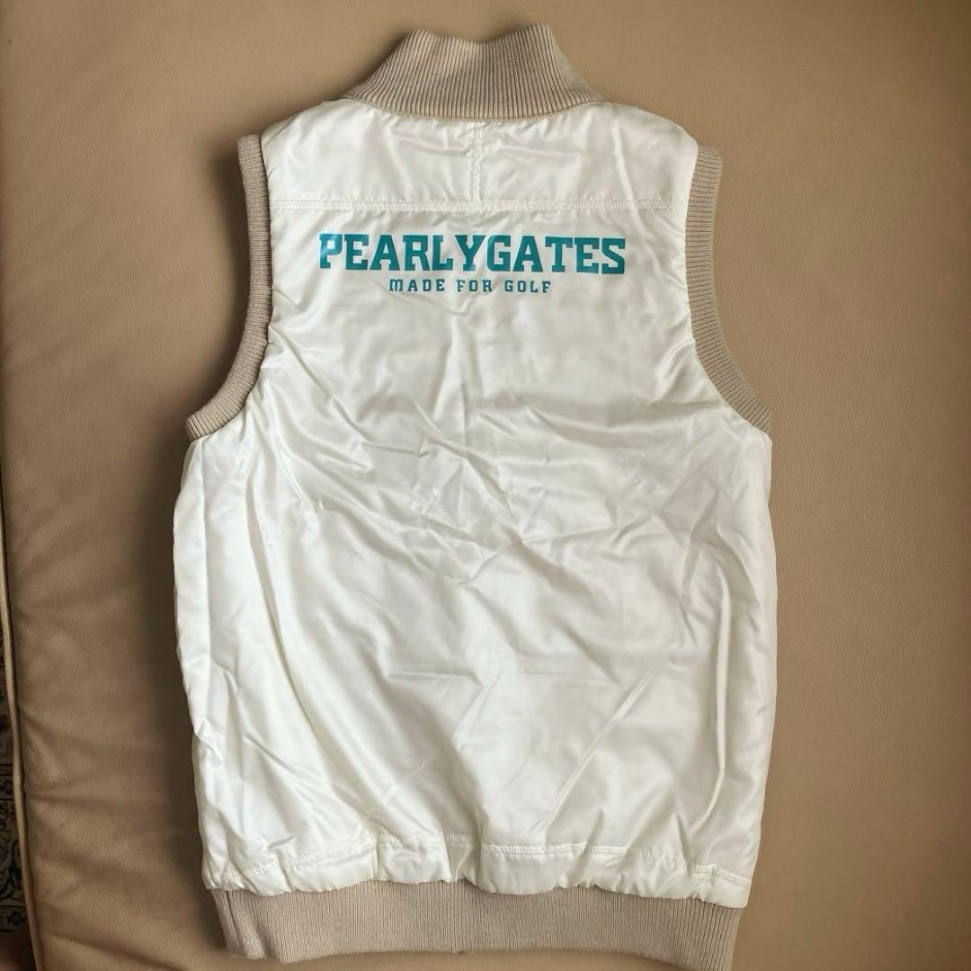 【美品】PEARLY GATES レディース リバーシブル防風ベスト サイズ1
