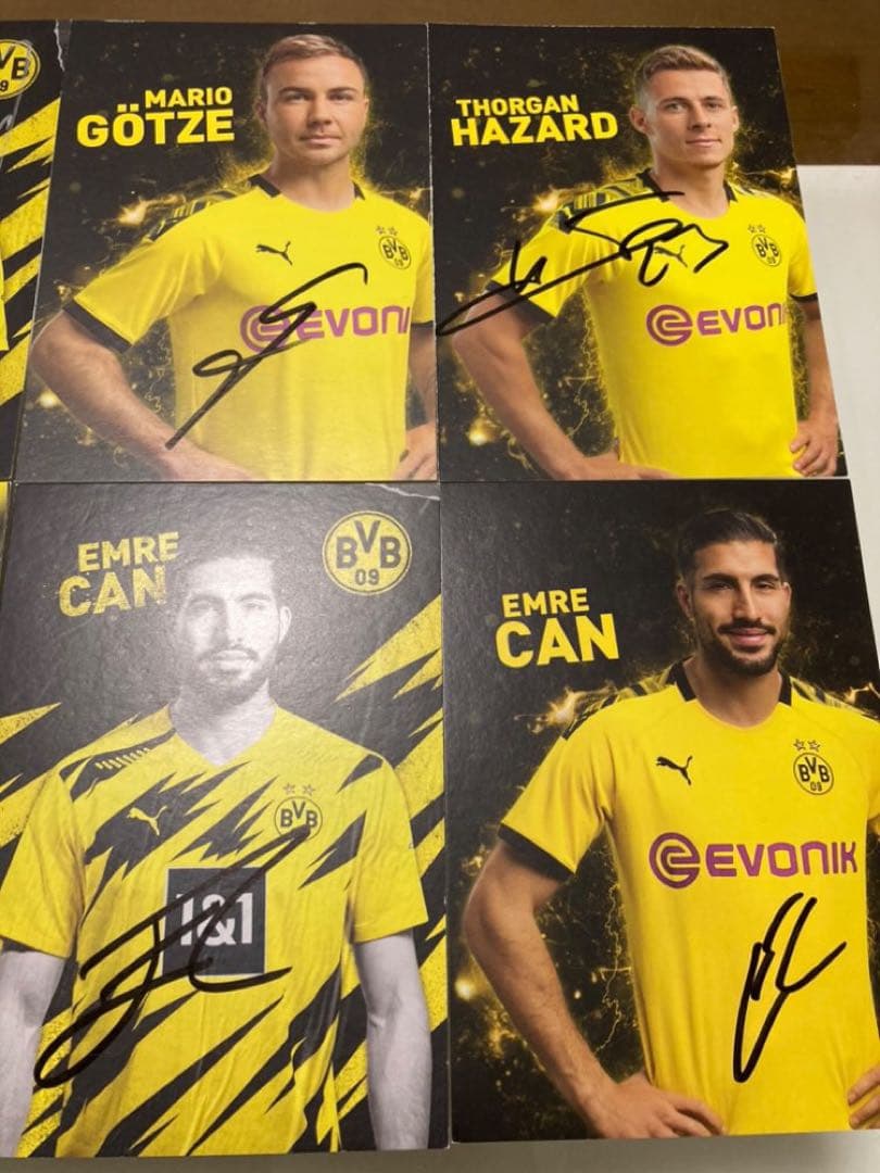 ドルトムント 直筆サイン入りポストカード 10枚セット 公式発行 オートグラフ