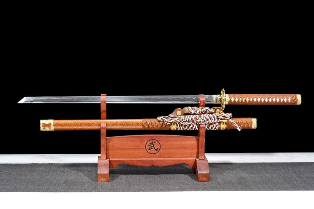 武具　刀装具　日本刀　模造刀   居合刀 【金蛇唐横刀】 直刀