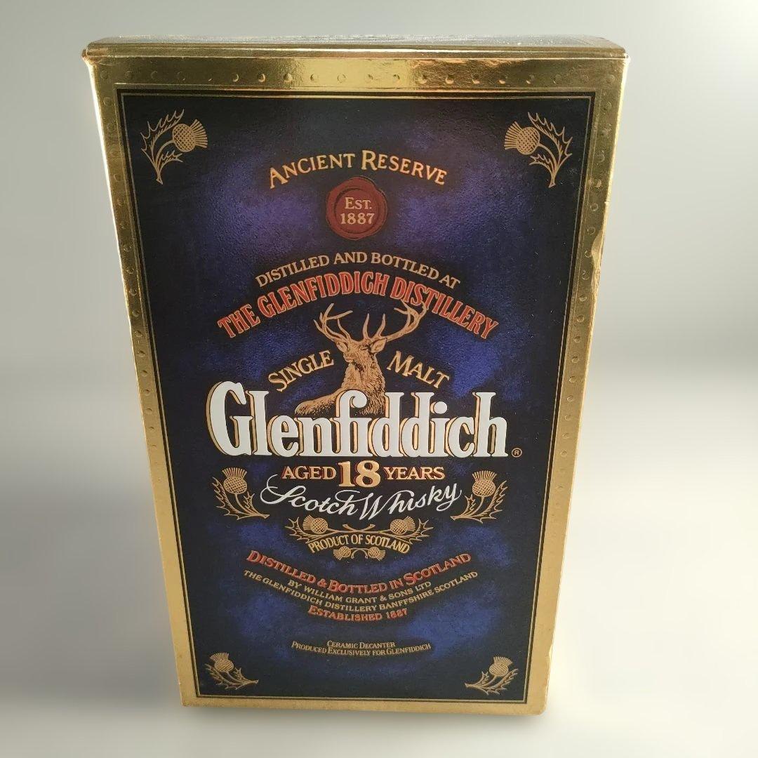 A1347-6/グレンフィディック18年/ブルー陶器ボトル/スコッチウイスキー/