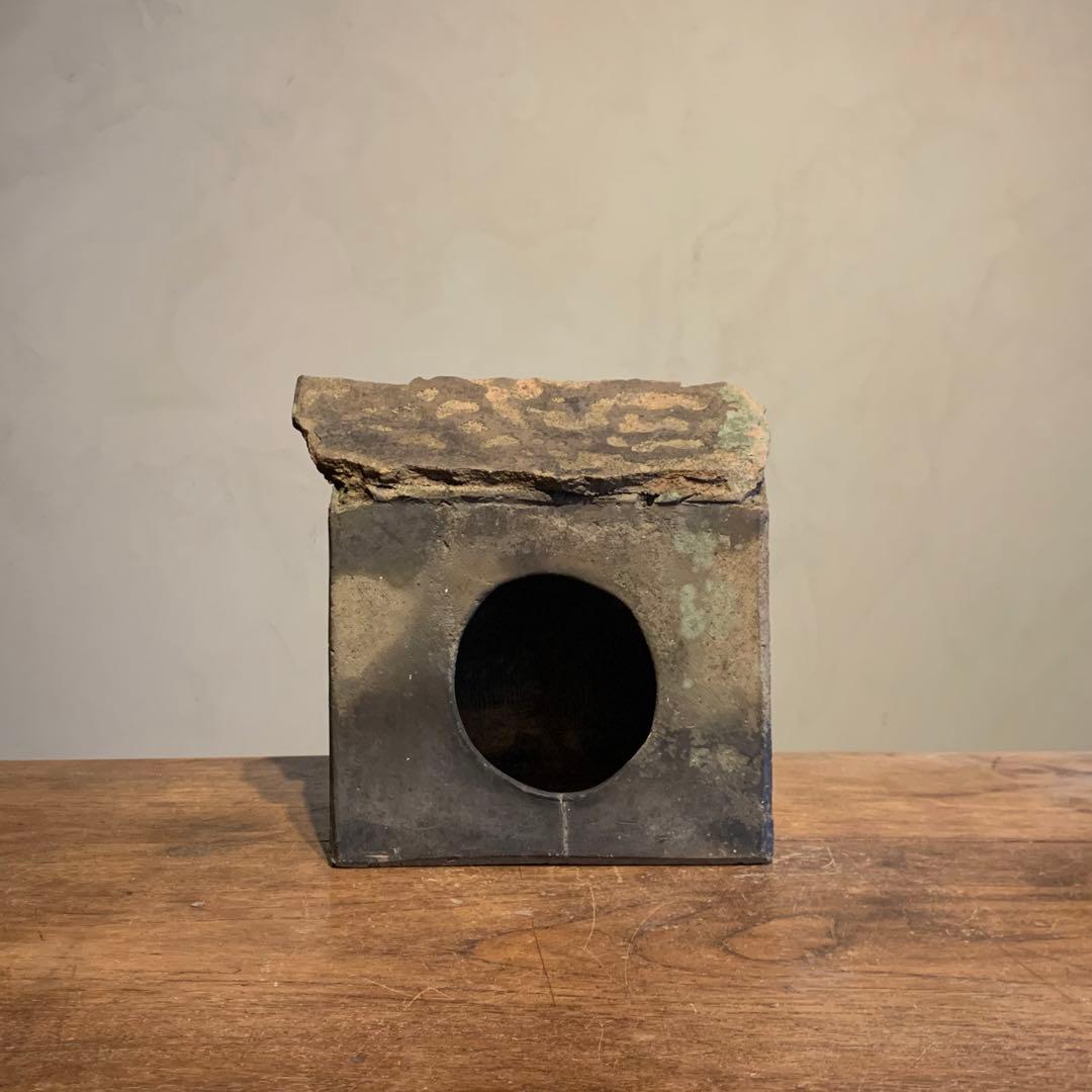 瓦厨子 古道具 アンティーク No.3 瓦質祠 オブジェ