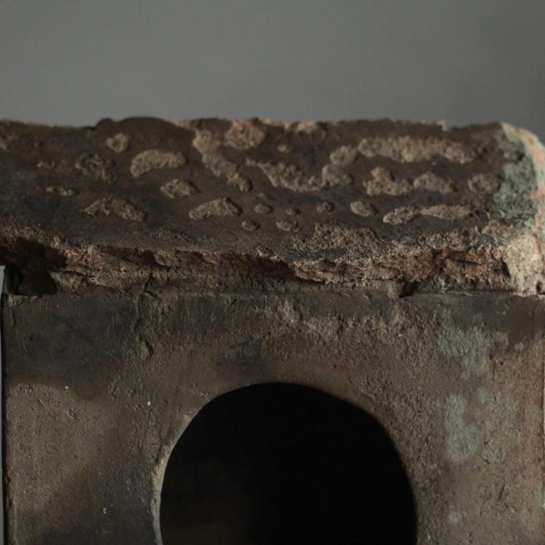 瓦厨子 古道具 アンティーク No.3 瓦質祠 オブジェ