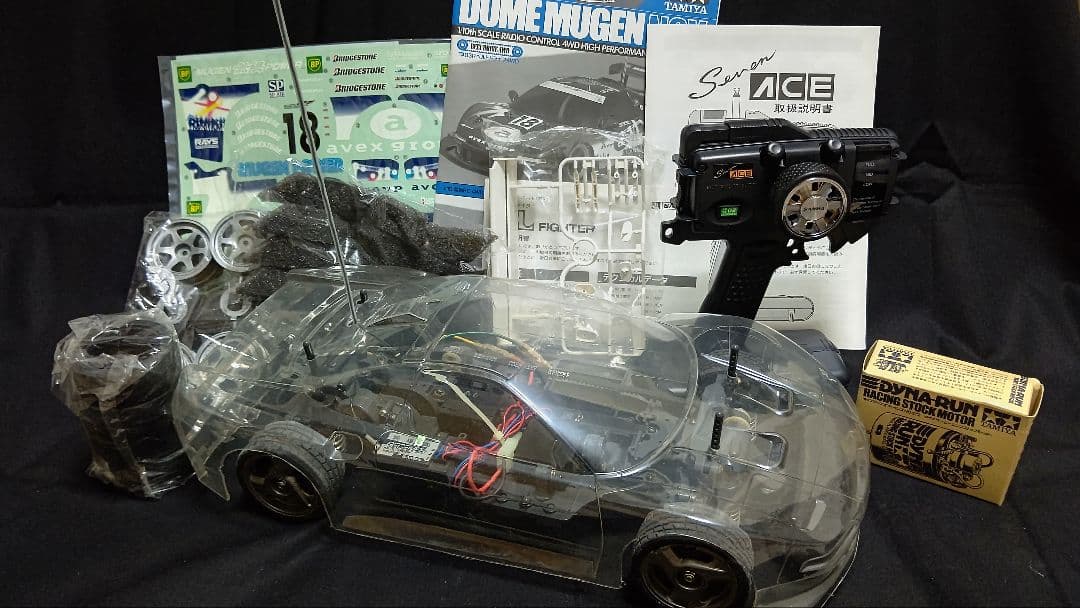 絶版 タミヤ RC 1/10 avex 童夢 NSX TA03R セット