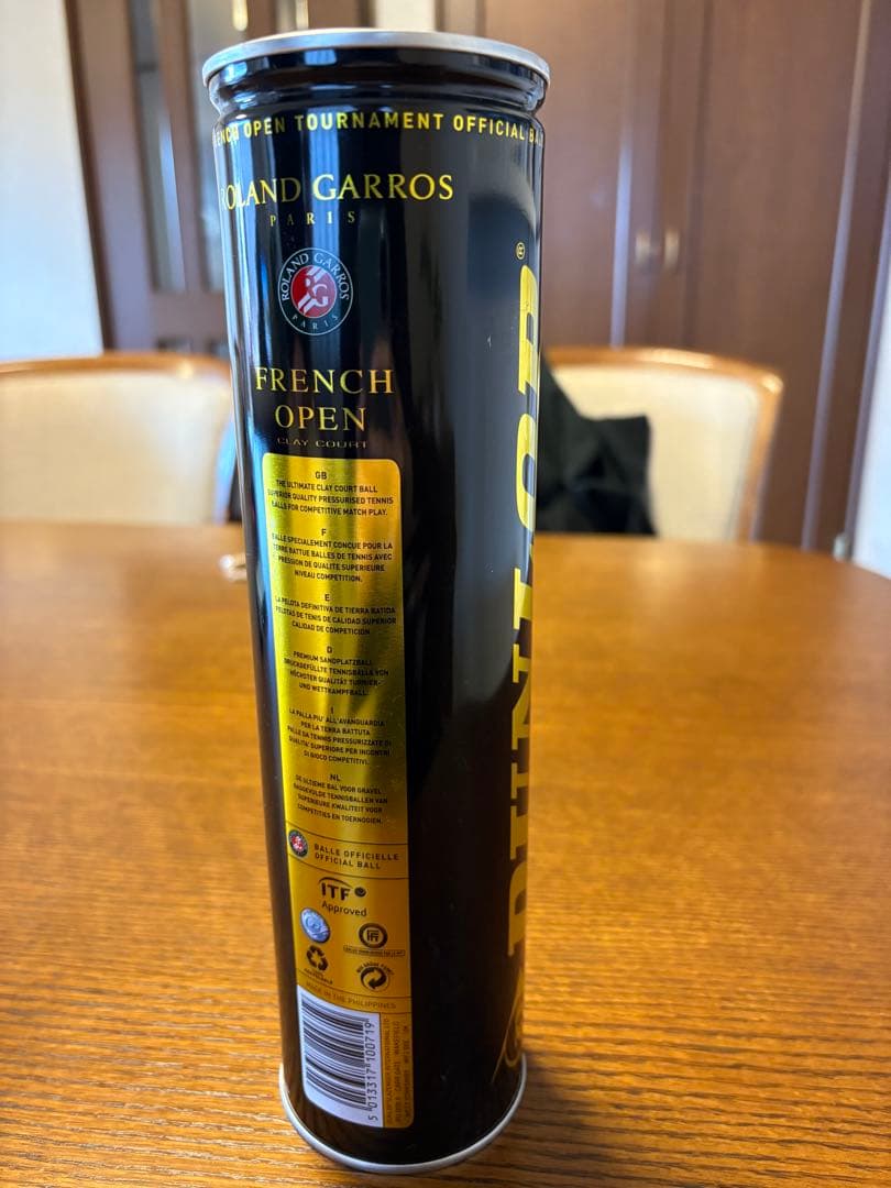 【激レア】2009年 全仏オープンDUNLOP テニスボール現地購入完全未開封