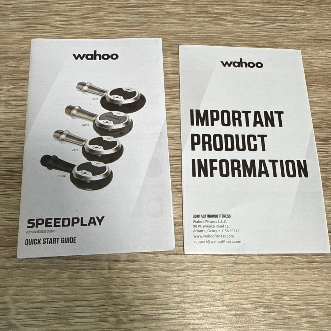 Wahoo SPEEDPLAY NANO ロードバイクペダル チタンシャフト