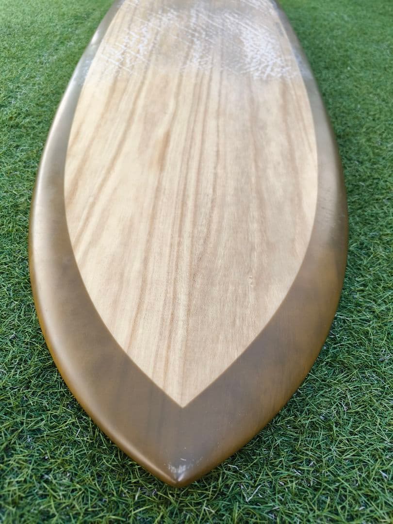 波乗人専用　ナナゼロwood skin サーフボード 6'8 MID02