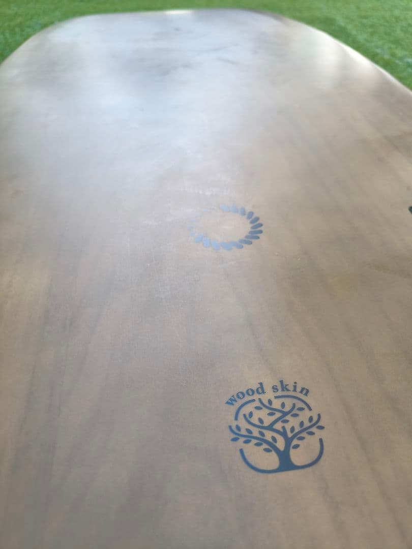 波乗人専用　ナナゼロwood skin サーフボード 6'8 MID02