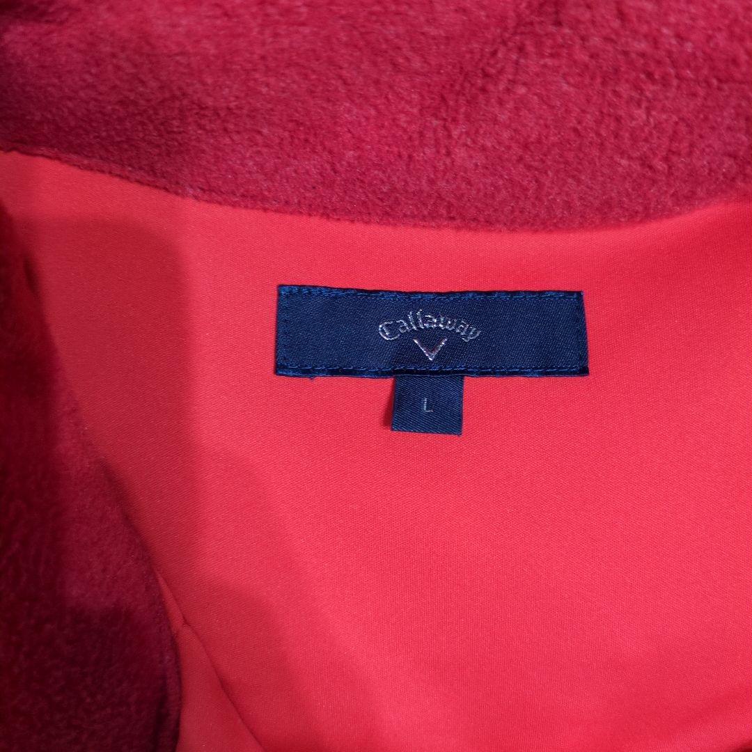 キャロウェイ　ダウンジャケット　レッド　Lサイズ