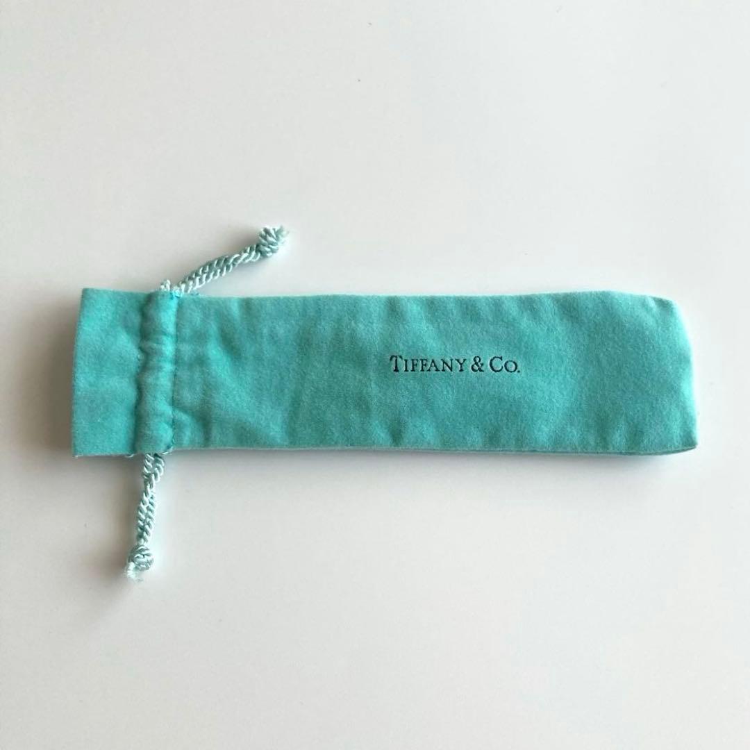 美品【正規品替芯付】 Tiffany&Co. ボールペン リボン ティファニー