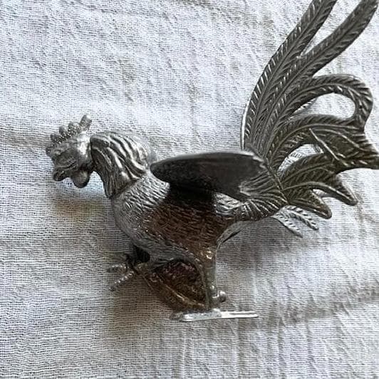 【限定値下げ】VINTAGE フランス アンティーク　ニワトリ　置物　オブジェ