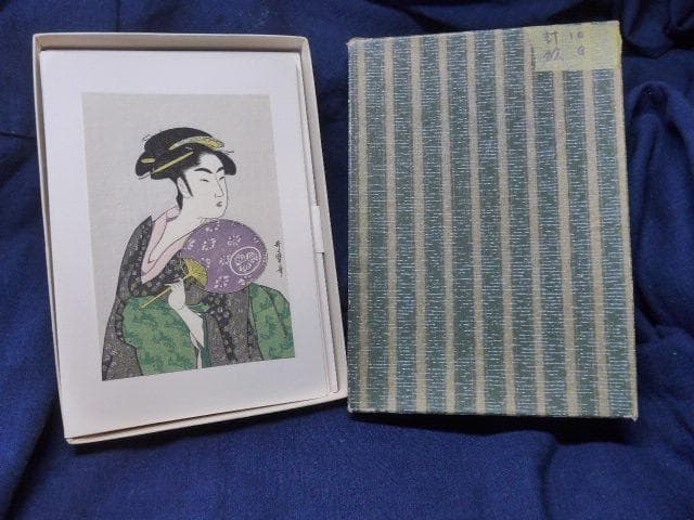 木版画　歌麿の浮世絵６種8点　人気商品です