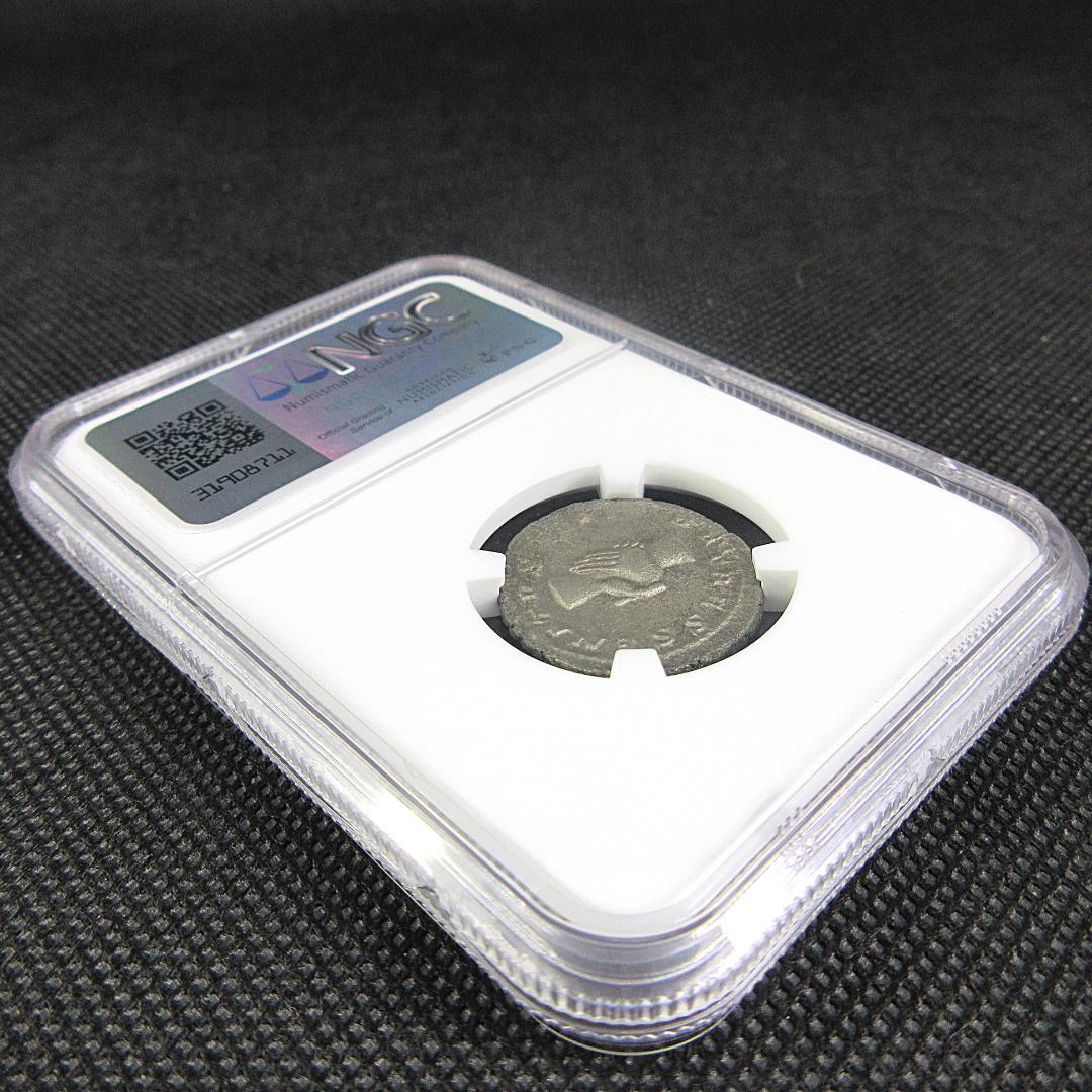 古代ローマ プピエヌス ダブルデナリウス 銀貨 NGC アンティーク 