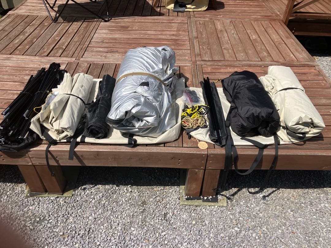 3F ULGEARシェルターテント beetle16 セット(希少210D白)