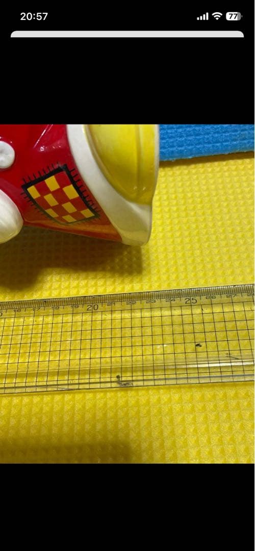 内藤ルネ　陶器　靴ベラ入れ？　23センチくらい　昭和レトロ