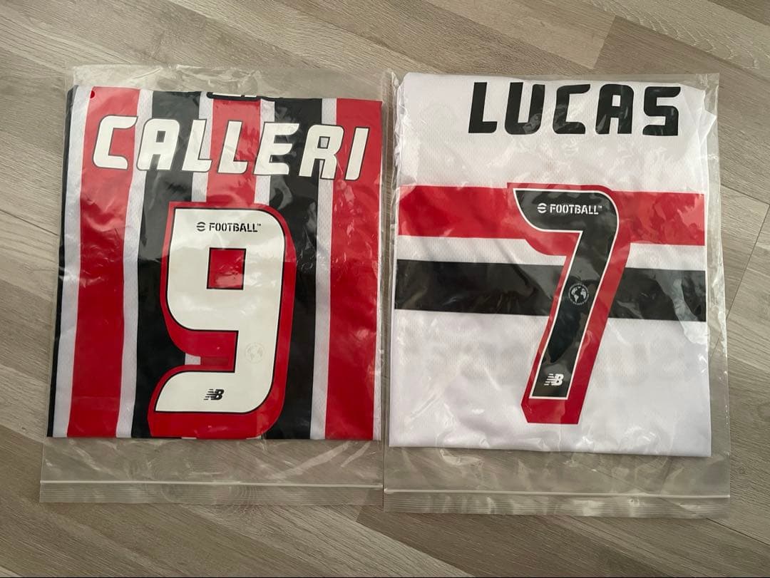[新品]サンパウロのユニフォーム2前セット #CALLERI #LUCAS