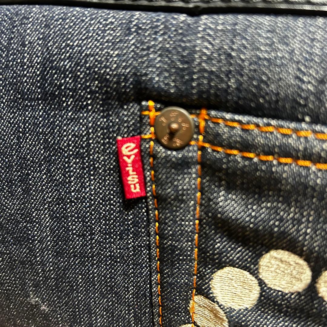 ✨希少✨EVISU エビス　ゴルフ　ボストンバッグ デニム×レザー