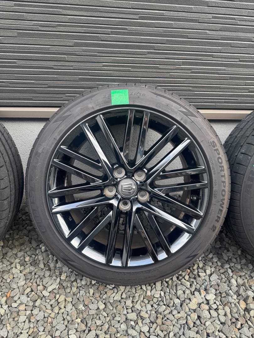 210クラウン 純正スパッタリングホイール