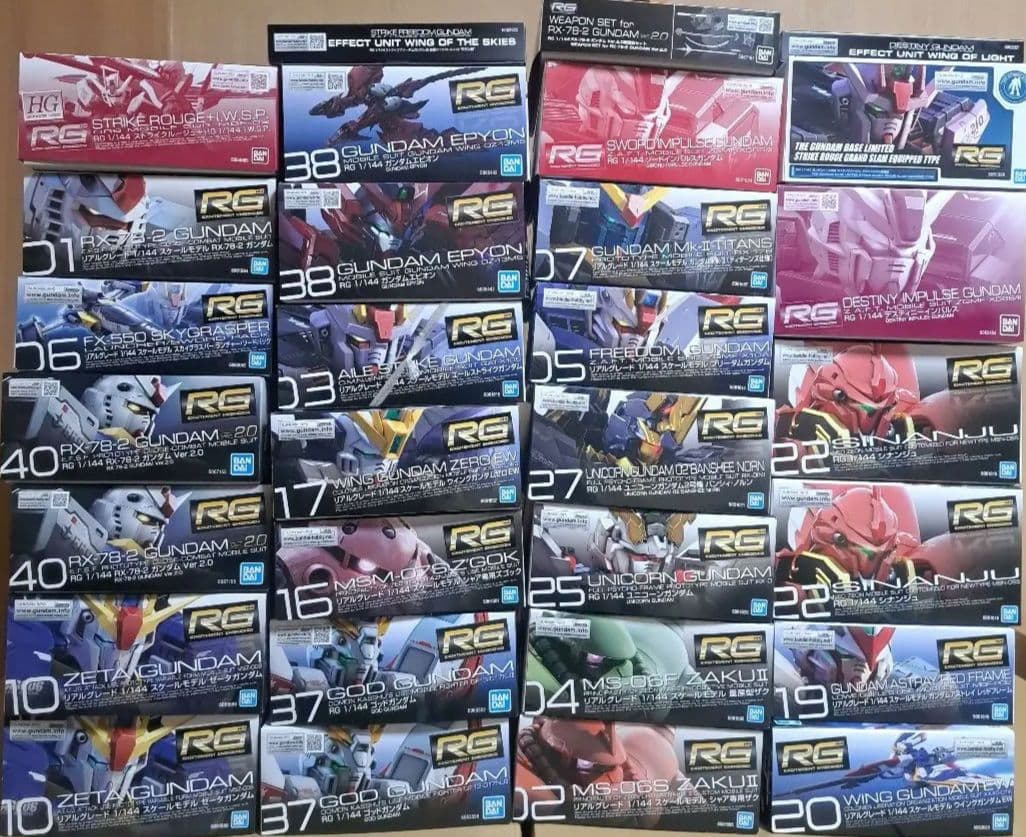 RG 1/144 RX-78-2ガンダム プラモデル　リアルグレード　まとめ売り