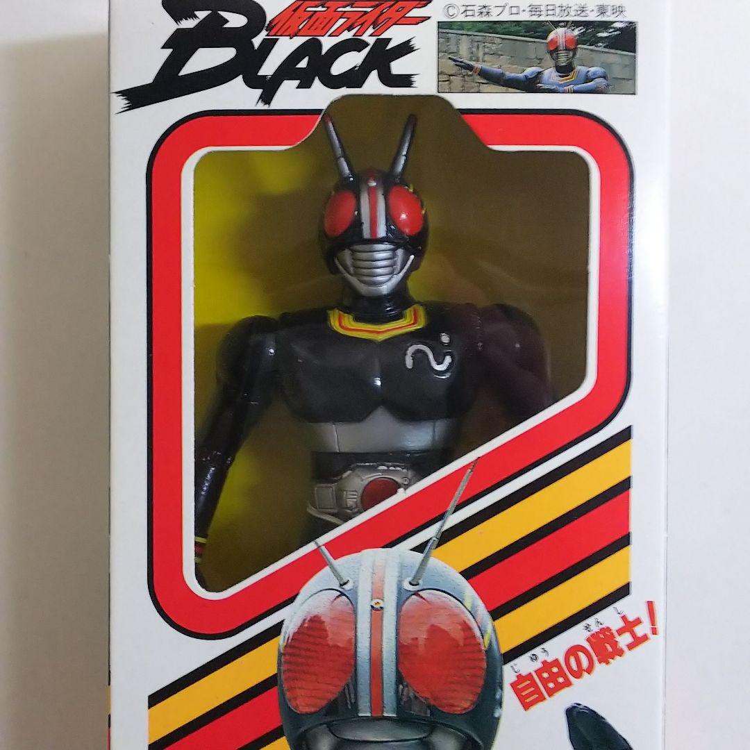 「仮面ライダーＢＬＡＣＫ」ソフビ人形・２個セット（新品・１９８７年＆１９８８年）