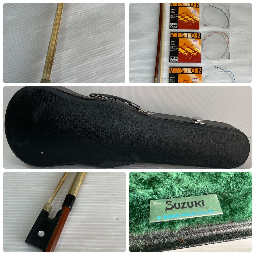 美品 SUZUKI 220 1/4 分数バイオリン 弦楽器 初心者 子供 入門
