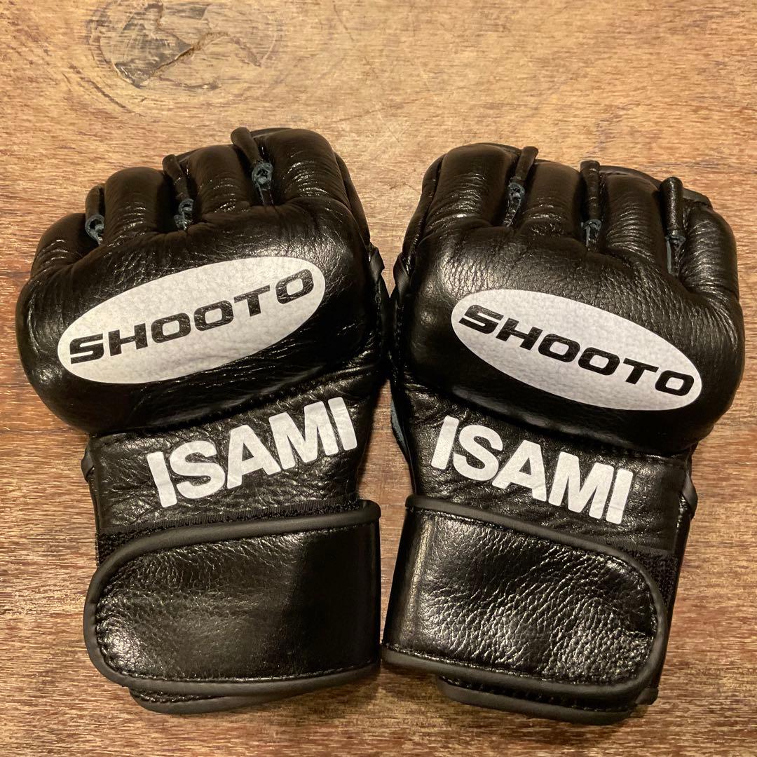 極美品！ISAMI イサミ SHOOTO 修斗 オープンフィンガー パウンド