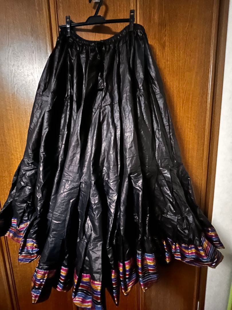 ジプシースカート　ベリーダンス　スカート 25ヤード　黒　サイズ36