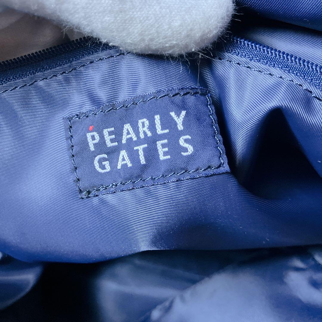 【極美品】パーリーゲイツ 2way ロッカーバッグ ワッペン ゴルフ ネイビー