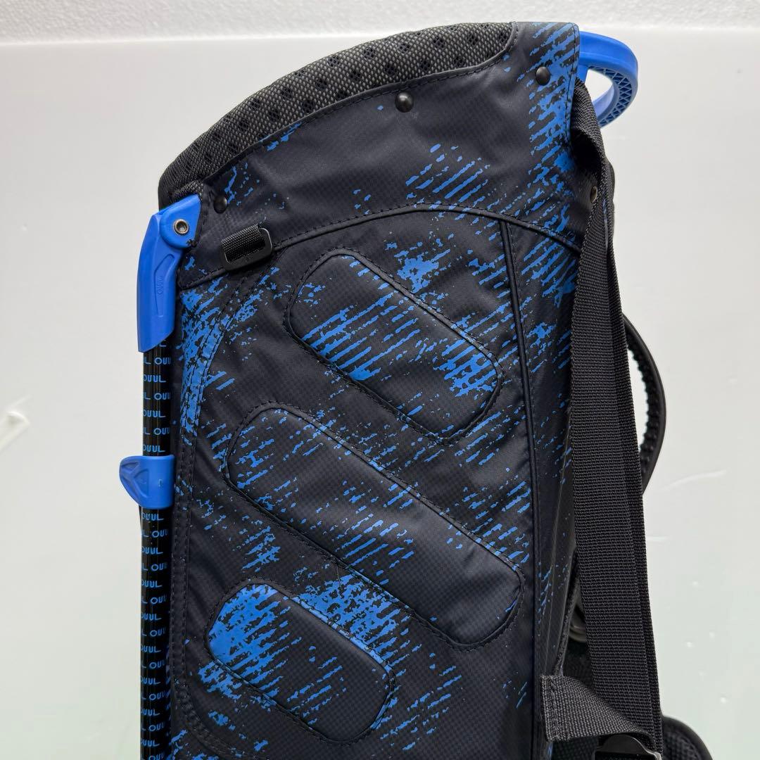 OUUL オウル　キャディーバック　ゴルフバック　９インチ　ブルー