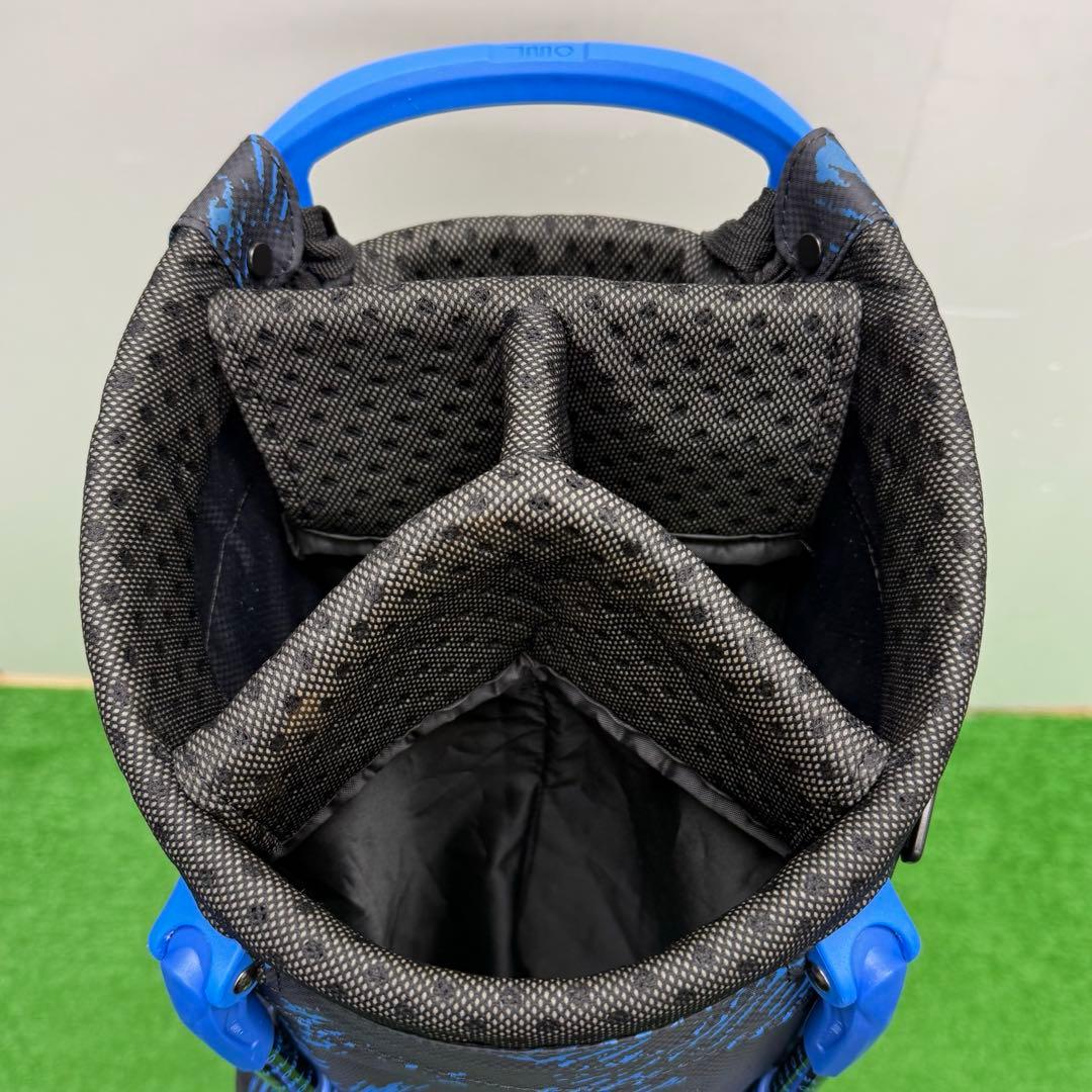 OUUL オウル　キャディーバック　ゴルフバック　９インチ　ブルー