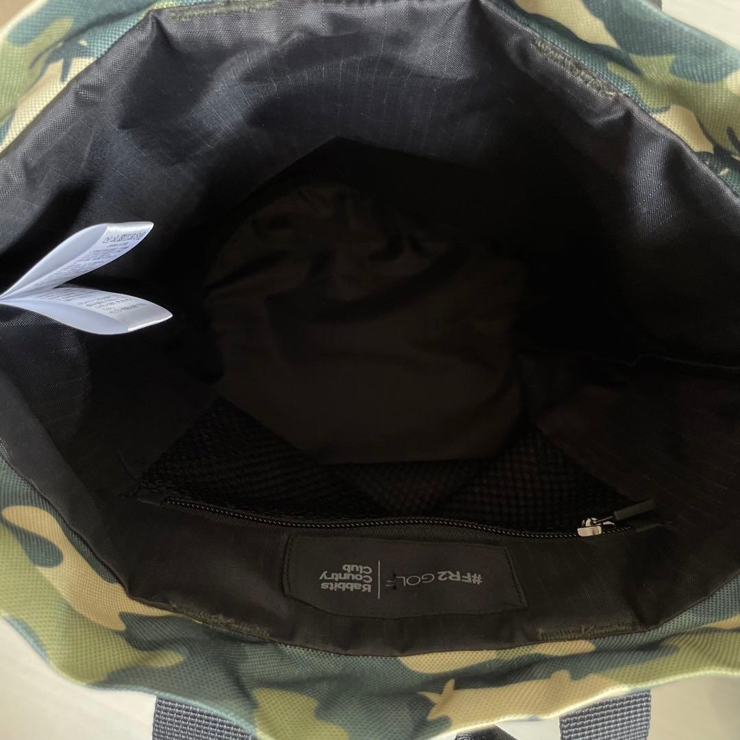 タグ付き　FR2 GOLF エフアールツー　カートバック　迷彩　カモフラ　ゴルフ