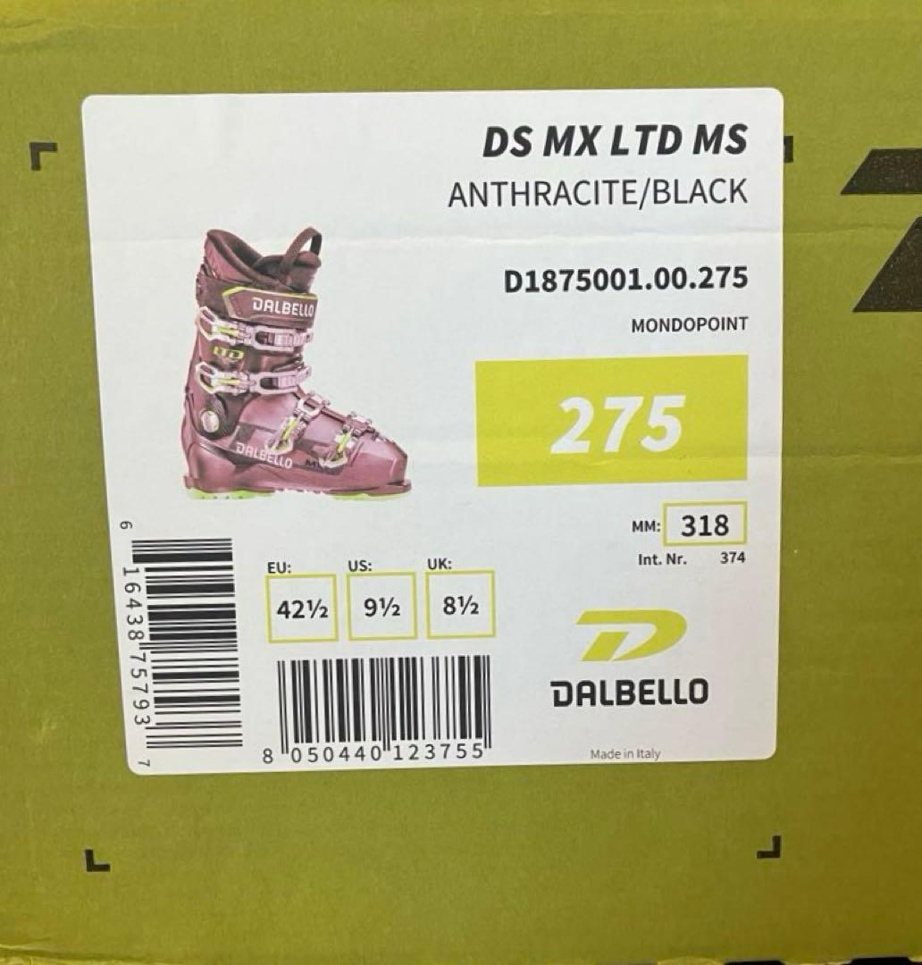 DALBELLO DS MX LTD MS スキー ブーツ 27.5cm