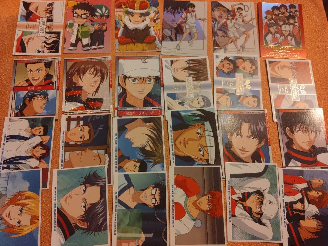 激レア！美品テニプリカードセット！対決日米ジュニア選抜トレカvol10箱袋つき！