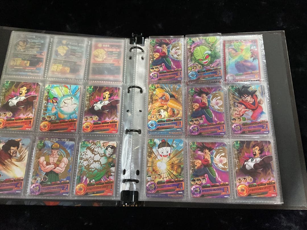 ドラゴンボールヒーローズまとめ売り引退品旧弾H一弾貴重バインダー付き