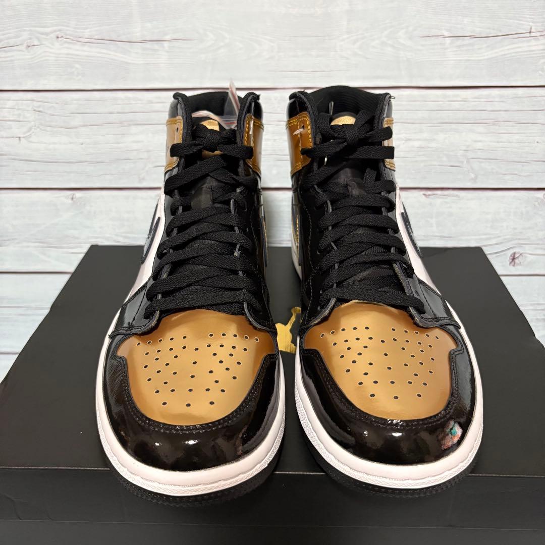 シューズ(男性用) Nike Air Jordan 1 High Golf \"Gold Toe\"