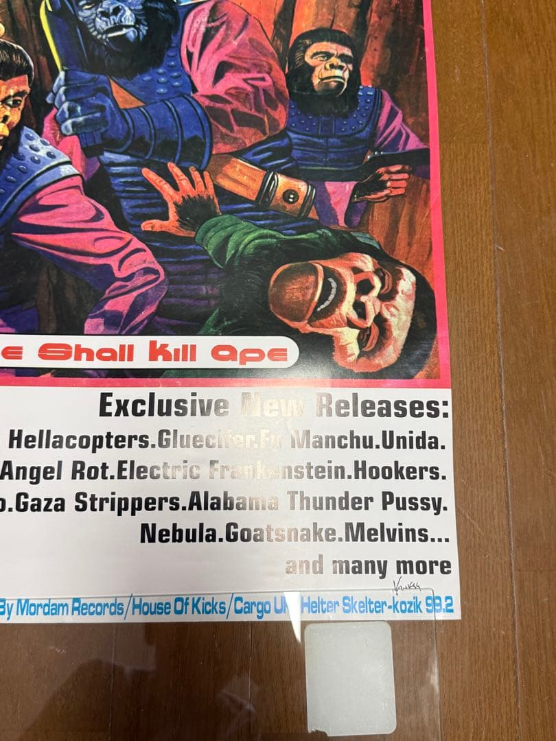 Kozik⭐︎1999 Man's Ruin Records ポスター ⭐︎Ape