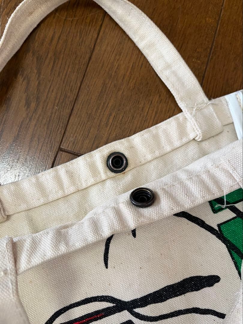 ビンテージ70'sピーナッツキャンバストートバッグ●スヌーピーキャラクターUSA