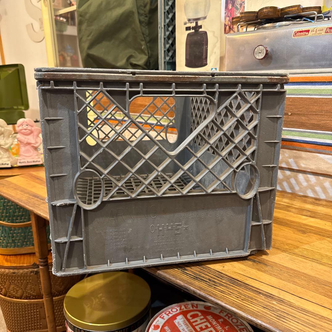 vintage USA70's milk crate ミルククレート
