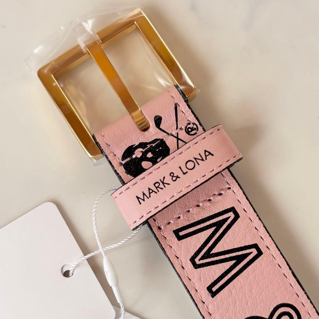 【新品・タグ付き】MARK & LONA ピンク ベルト Mサイズ