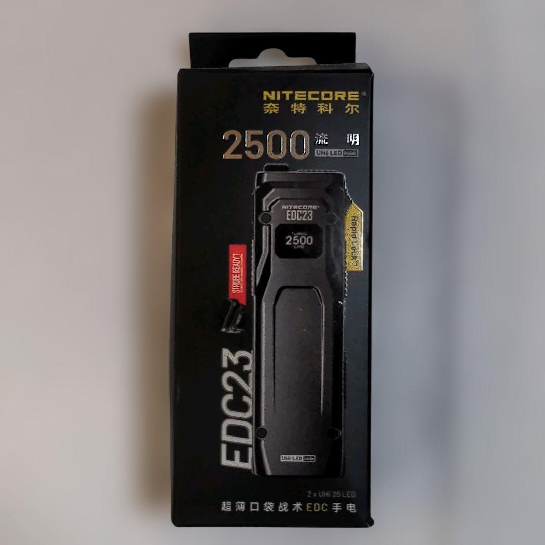 ナイトコア Nitecore EDC23 ウルトラスリムフラッシュライト♡H4