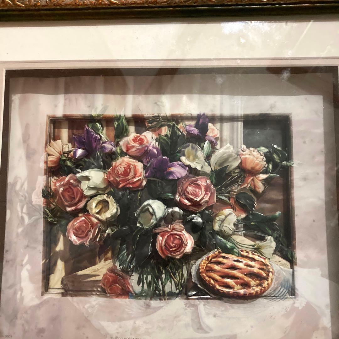 シンセリティ　シャドウボックス　薔薇の花にアップルパイ　アンティークグリーン