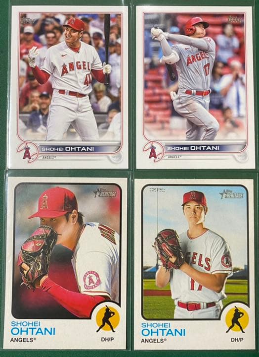 大谷翔平2022Topps Series1 とHERITAGE SP