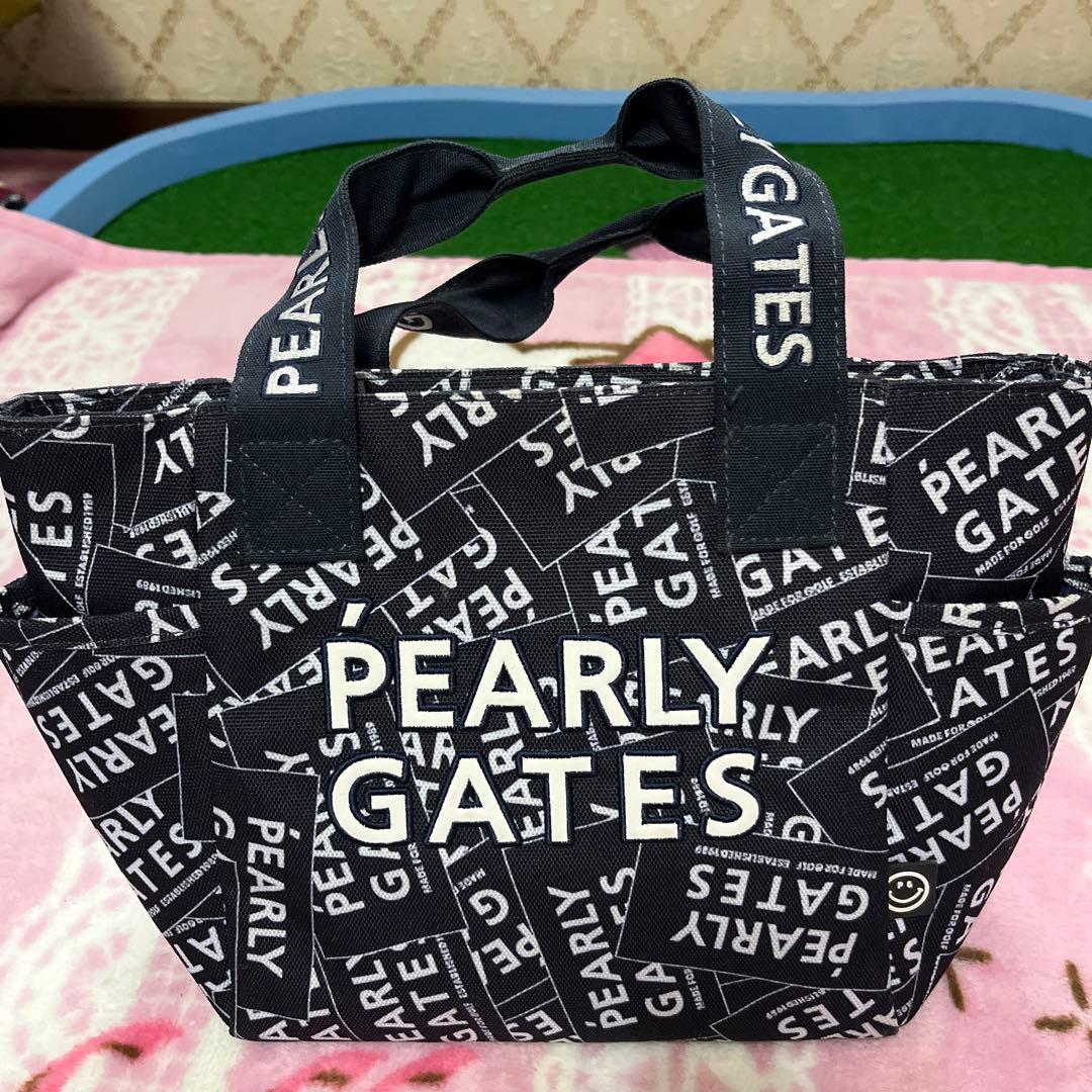PEARLY GATES ステッカー柄　カートバッグ