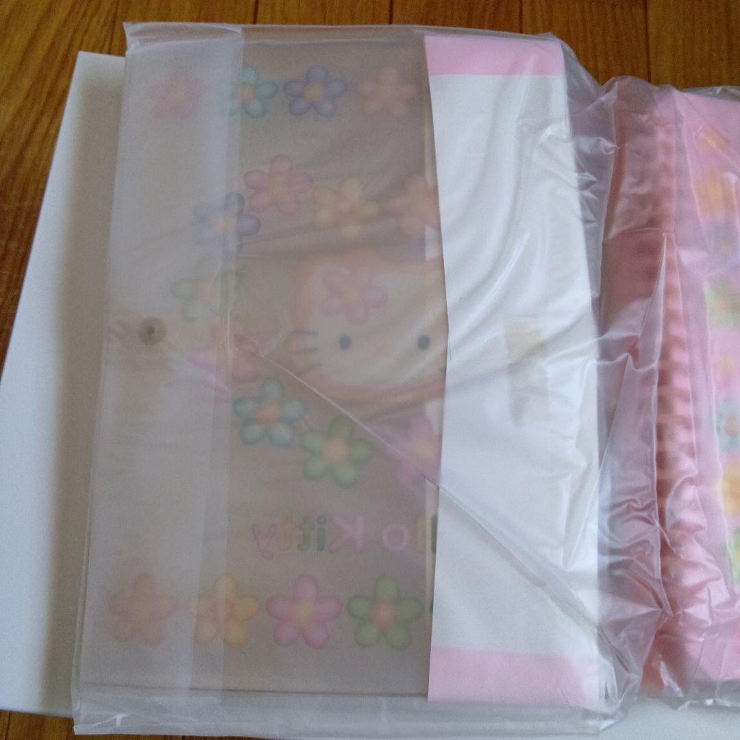 レア希少　オールドキティ　新品　HALLOKITTY　ファイルセット　シール帳