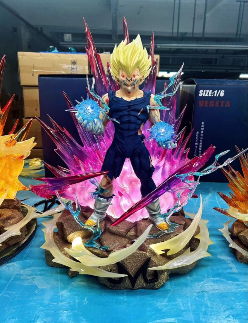 ドラゴンボール ベジータ ガレキ ガレージキット スタチュー X⑤⑥