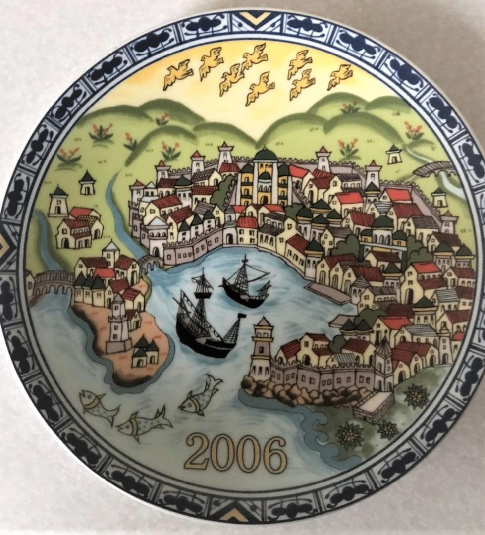 ■ 七代 加藤 幸兵衛 ■　2006年　イヤープレート　箱付き